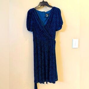 Blue Polka Dot Dress